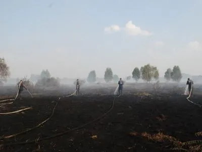 Торфяники продолжают гореть во Львовской области