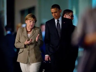 Б.Обама 17 ноября обсудит с А.Меркель события в Украине и Сирии