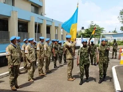 Украинские миротворцы в Либерии отметили День ООН