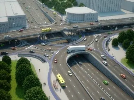 У Києві реконструюють транспортну розв’язку поблизу бульвару Дружби народів