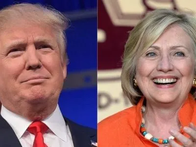 Розрив між кандидатами в президенти США Х.Клінтон та Д.Трампом скоротився на 3%