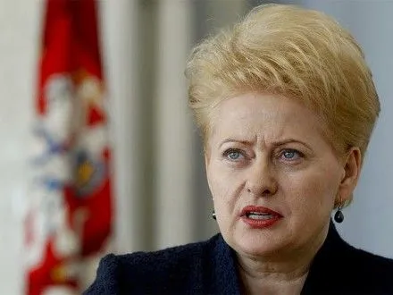 Президент Литви Д.Грібаускайте відвідає з офіційним візитом Україну у грудні - АП