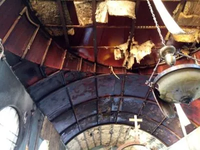 У Маріуполі спалили церкву
