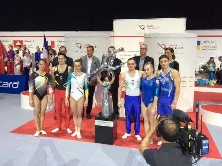 Украинские гимнасты завоевали победу на турнире в Швейцарии