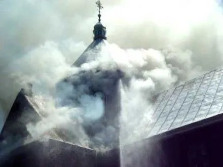 Пожежа сталася в церкві на Донеччині