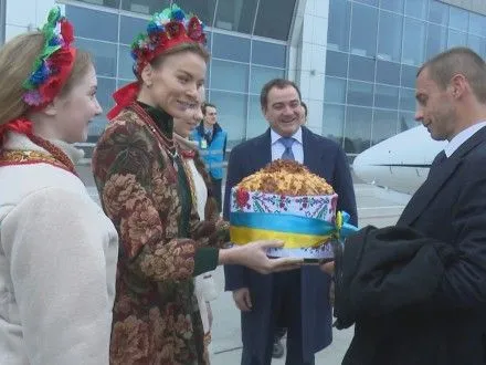 Президент УЄФА прибув з візитом до України