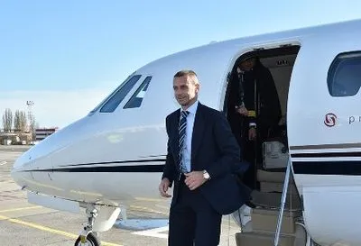 Президент УЕФА А.Чеферин с рабочим визитом прибыл в Одессу