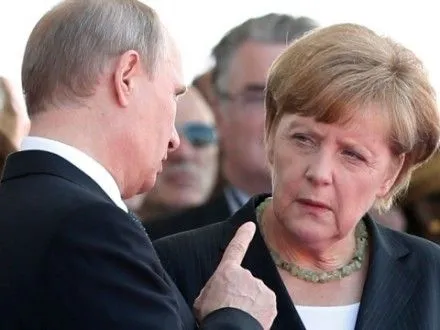 В.Путін натякнув А.Меркель про ризики відбору Україною російського газу для Європи