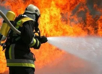 Пожар произошел в поликлинике Харькова