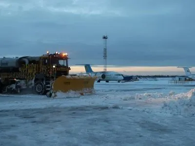 Після снігопаду аеропорт "Бориспіль" відновив роботу у звичайному режимі