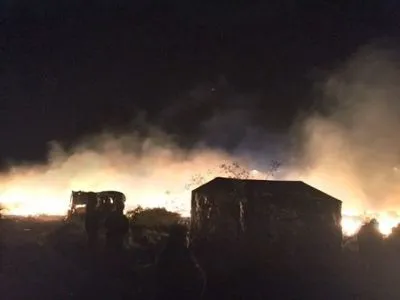 Лагерь для беженцев подожгли на острове в Греции