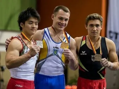Украинец И.Радивилов победил на этапе Кубка мира по спортивной гимнастике