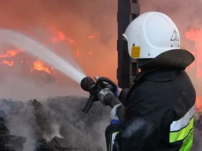 Подземный электрический коллектор загорелся в Киеве