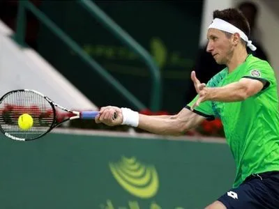 Теннисист С.Стаховский одержал две победы на турнире в Италии