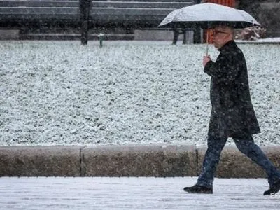 Дождь с мокрым снегом пройдет в Украине