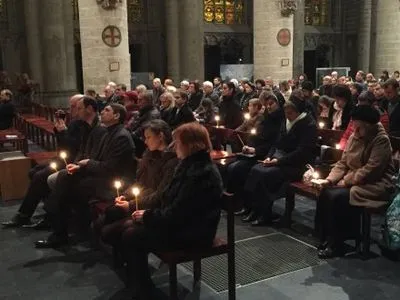 Украинцы в Брюсселе почтили память жертв Голодомора в Украине
