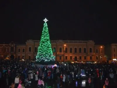 В этом году в Кропивницком состоится два праздника открытия новогодних елок