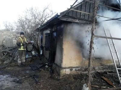 В результате пожара в Днепропетровской области два человека погибли