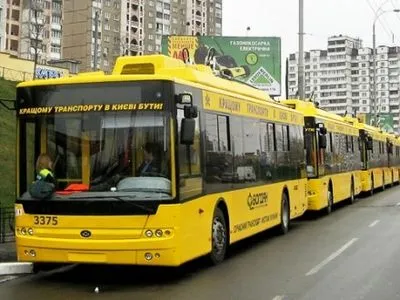 В рух деяких київських тролейбусів внесуть зміни