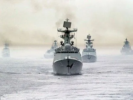 РФ отправила боевые корабли на запад от Крыма на время украинских стрельб