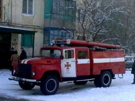 Пожар произошел в шахте лифта в Днепропетровской области