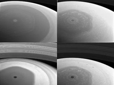 NASA обнародовало новые снимки Сатурна