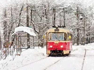 В Киеве возобновили движение трамваев №12, №17, №19
