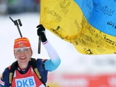 Биатлонистка Е.Пидгрушна попала в двадцатку лучших в спринте Кубка мира в Словении