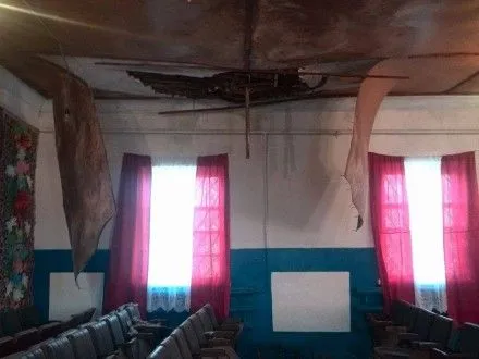 В Днепропетровской области обрушилась крыша в избирательном участке