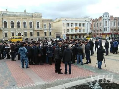 Пенсионеры МВД начали акцию протеста в Кропивницком