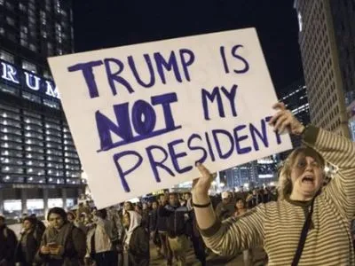 Американские женщины протестуют против Д.Трампа