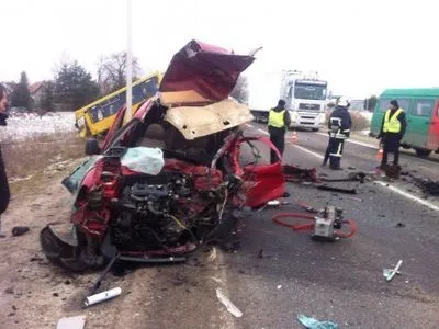 В момент смертельного ДТП во Львовской области в маршрутке находилось 15 пассажиров