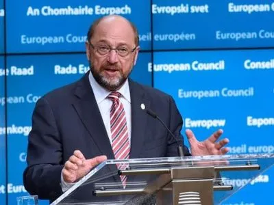 М.Шульц ожидает финального соглашения с Советом ЕС по "безвизу" Украине в январе