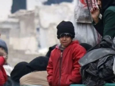 Сотни детей остаются в холодной ловушке в Алеппо