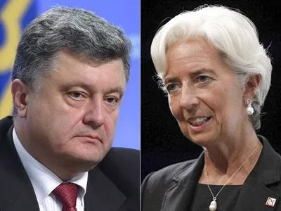 П.Порошенко обсудил с главой МВФ национализацию ПриватБанка и перспективы принятия Госбюджета-2017