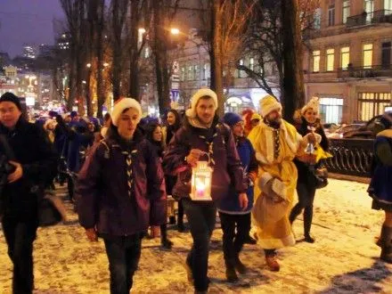 Торжественное шествие помощников Святого Николая состоялось в Киеве