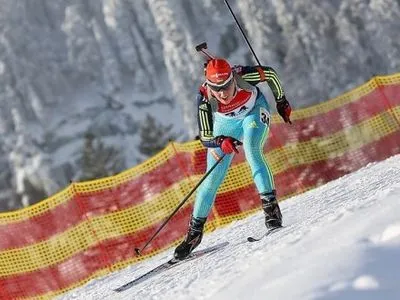 Біатлоністка А.Меркушина стала найкращою спортсменкою грудня в Україні