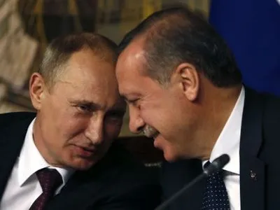 Кремль: В.Путин и Р.Эрдоган договорились не распространять перемирие в Сирии на боевиков "Исламского государства"