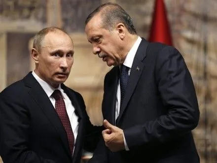 В.Путин по телефону обсудил с Р.Эрдоганом прекращение огня в Сирии