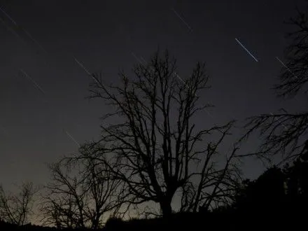 Сегодня ночью можно будет наблюдать пик метеоритного дождя
