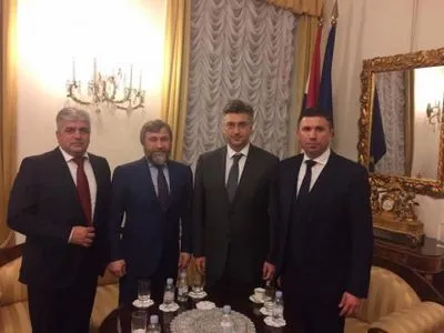 В.Новинский встретился с премьер-министром Хорватии