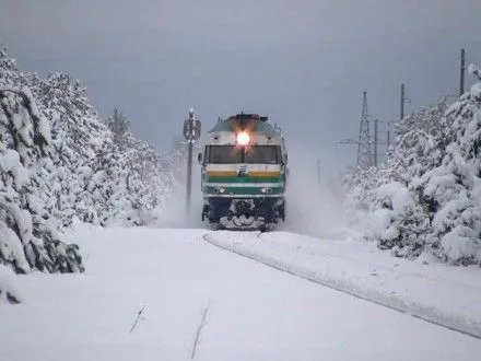 "Укрзализныца" сообщила о задержке поездов из-за непогоды