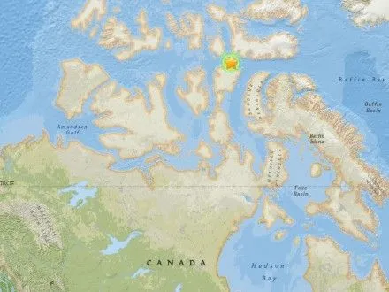 У берегов Канады произошло землетрясение магнитудой 5,8