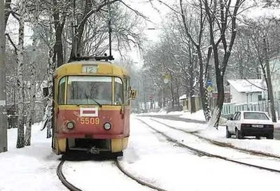 Из-за аварии было приостановлено движение трамваев в Киеве