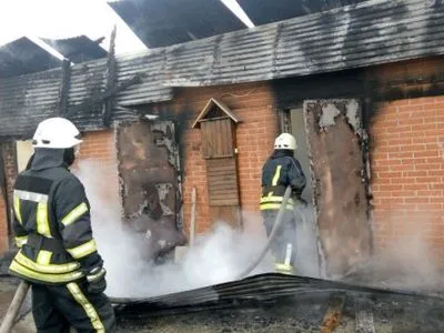 В Киевской области спасатели локализовали пожар на территории пилорамы