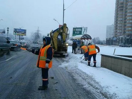 Почти 6,5 тонн снега вывезли из Киева