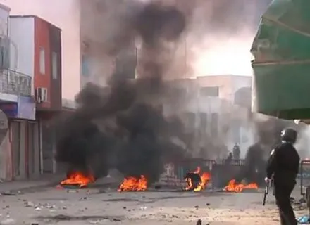 В Тунисе произошло столкновение между полицией и местными жителями