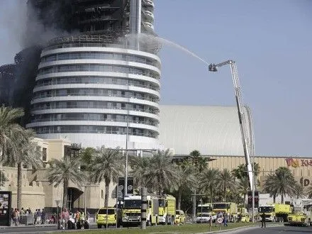 Более 40 постояльцев отеля в Дубае эвакуировали из-за пожара