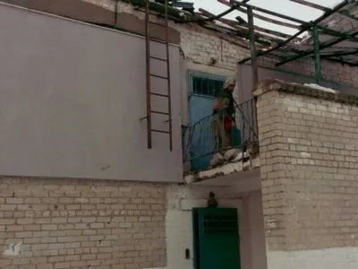 В многоквартирном доме в Днепропетровской области разрушилась крыша