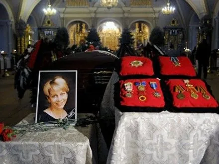 В Москве простились с погибшей в авиакатастрофе "Доктором Лизой"